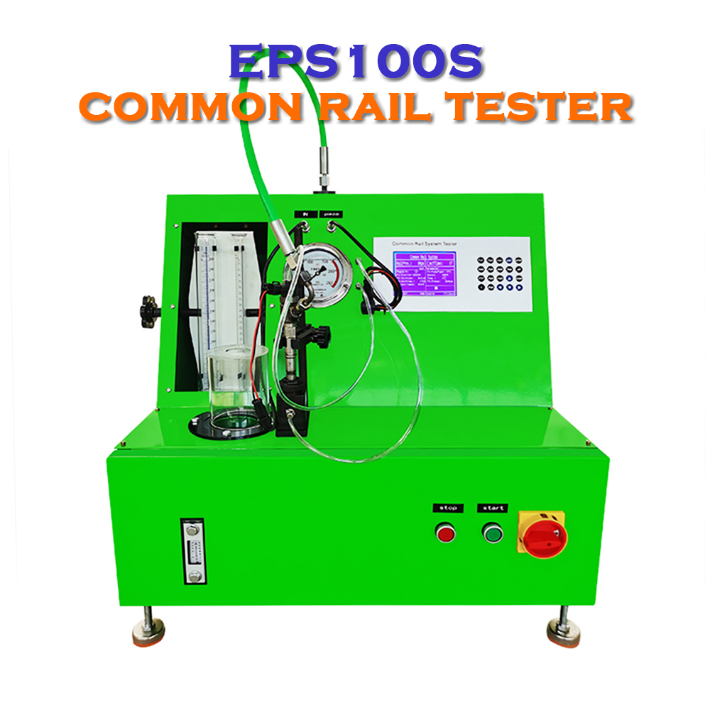 Испытательный стенд для форсунок Common Rail EPS100S Калибровочная машина EPS100 с компьютерным дисплеем для проверки форсунок CR высокого давления