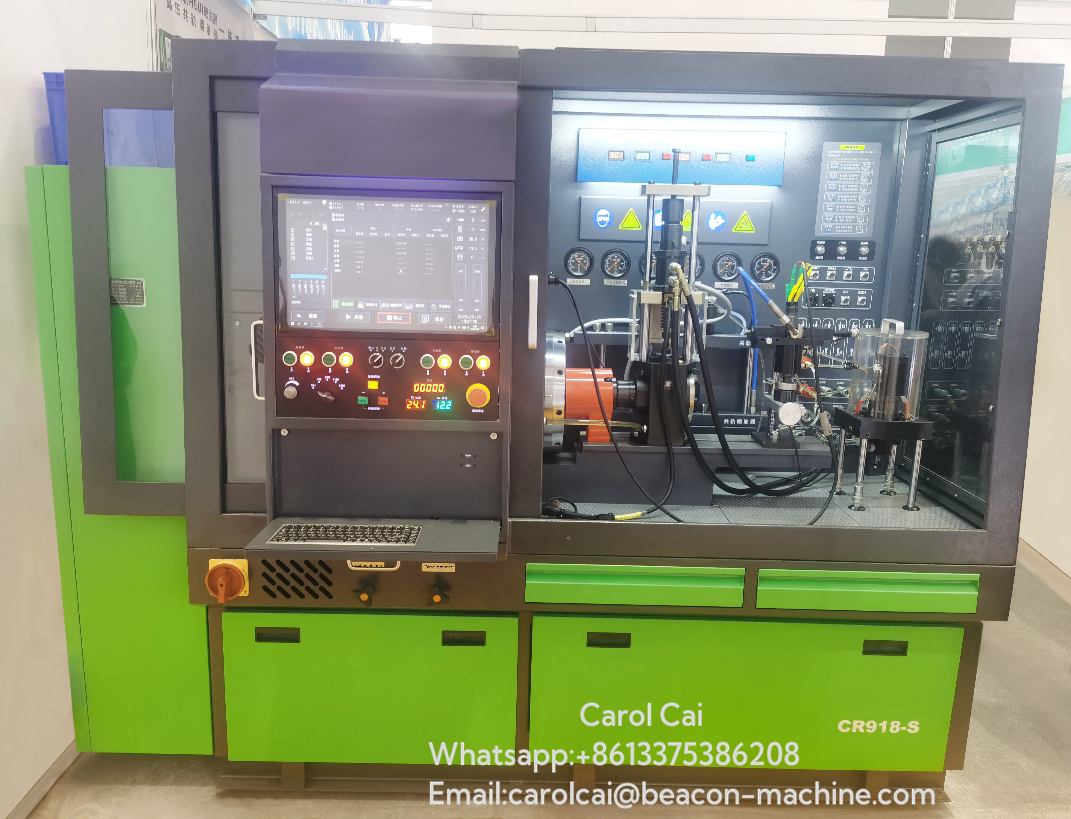 Универсальная машина для испытания инжекторов Common Rail CR918S HP0 Оборудование для испытания насосов CAT320D