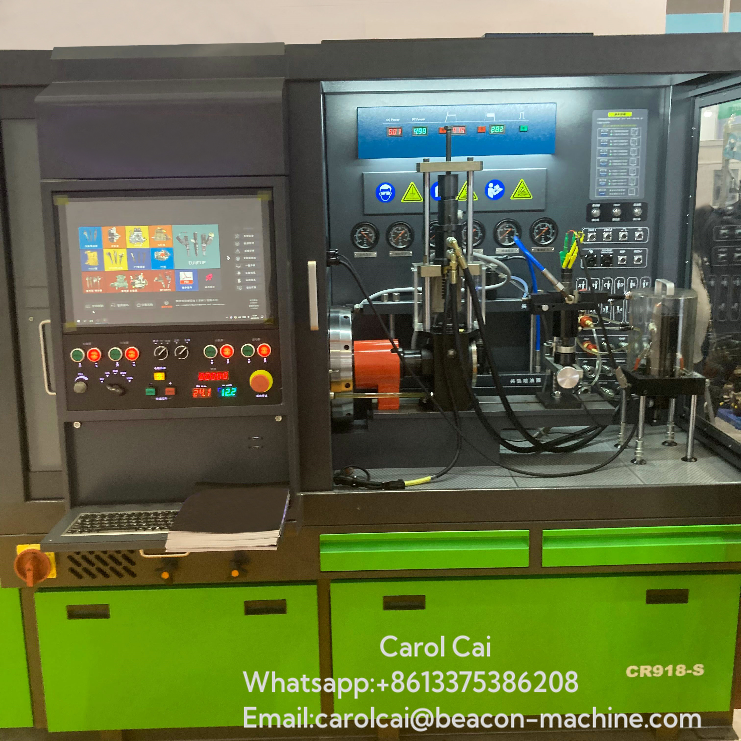 Универсальная машина для испытания инжекторов Common Rail CR918S HP0 Оборудование для испытания насосов CAT320D