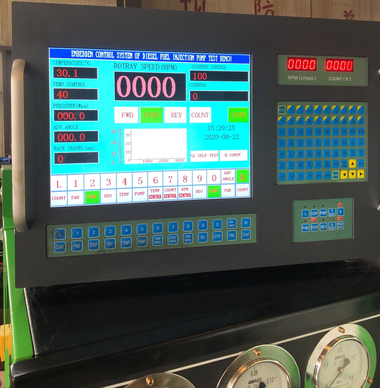Машина для ремонта автомеханики BC3000 12-цилиндровый испытательный стенд для дизельного топливного насоса для насоса Euro II