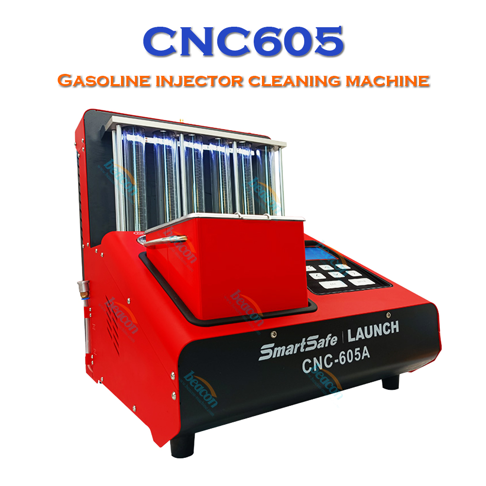 LAUNCH CNC605 Ультразвуковой Gdi 110V 220V очиститель и тестер топливных форсунок для бензиновых форсунок