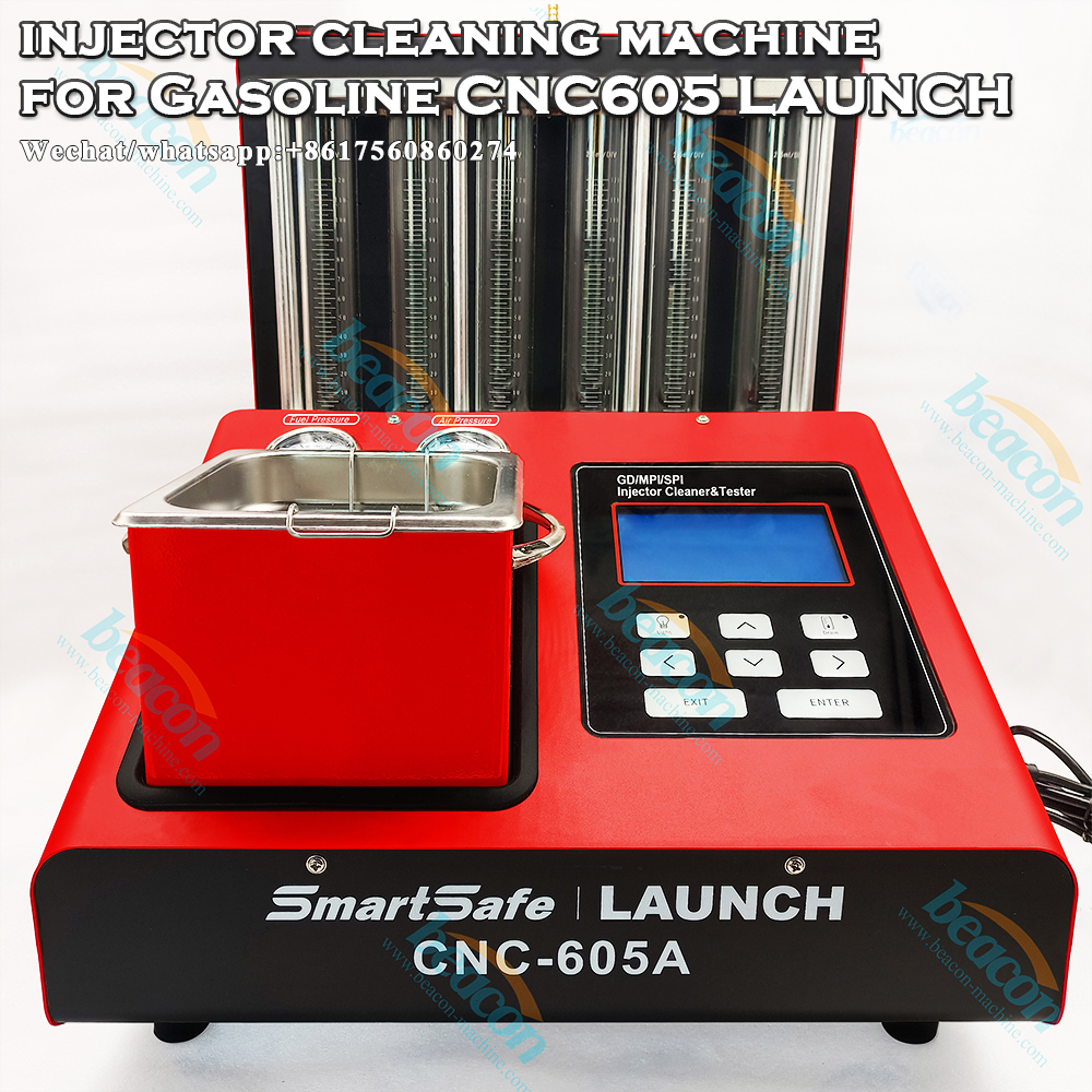 LAUNCH CNC605 Ультразвуковой Gdi 110V 220V очиститель и тестер топливных форсунок для бензиновых форсунок