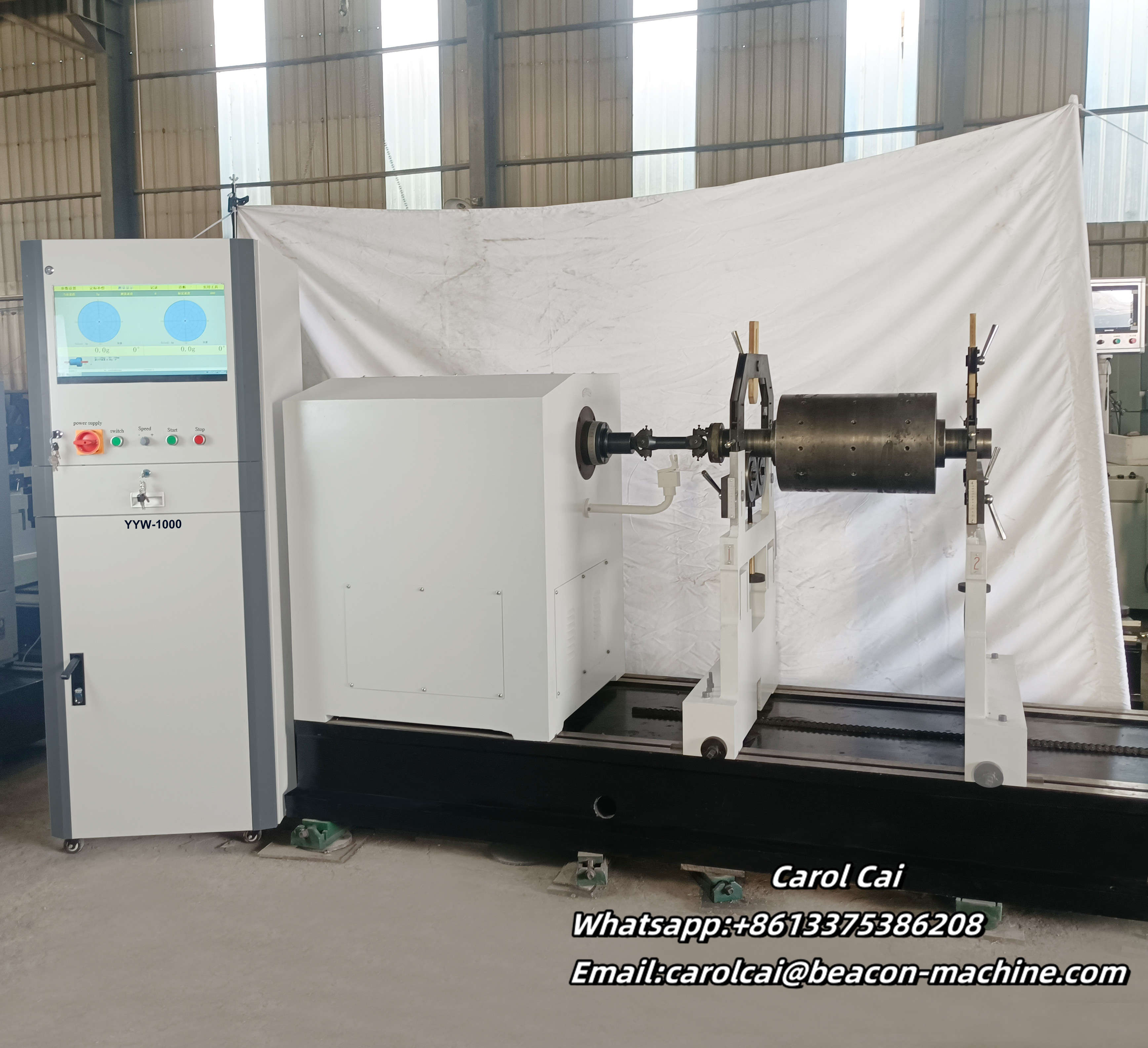 YYW-1600A Специальный балансировочный станок для шлифовальных дисков вентиляторов Динамический балансировочный станок для роторов вентиляторов