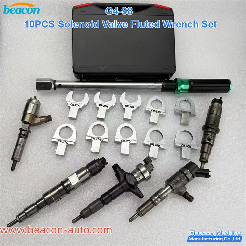 Набор из 10 рифленых ключей для электромагнитных клапанов G4-98