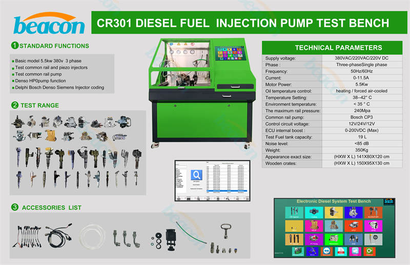 diesel injectors test bench