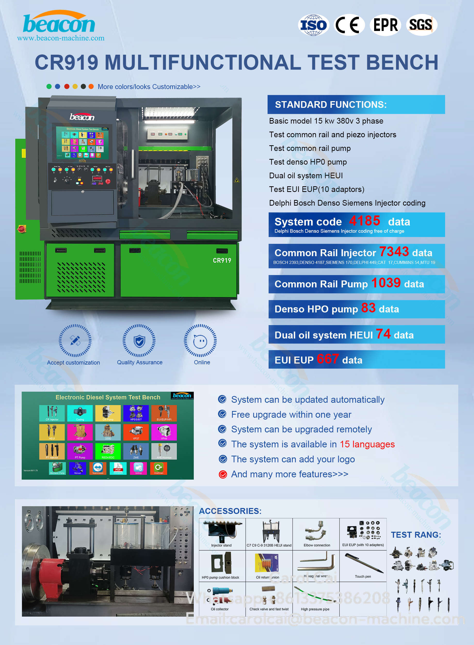 станок для ремонта инжекторов Common Rail Bosch