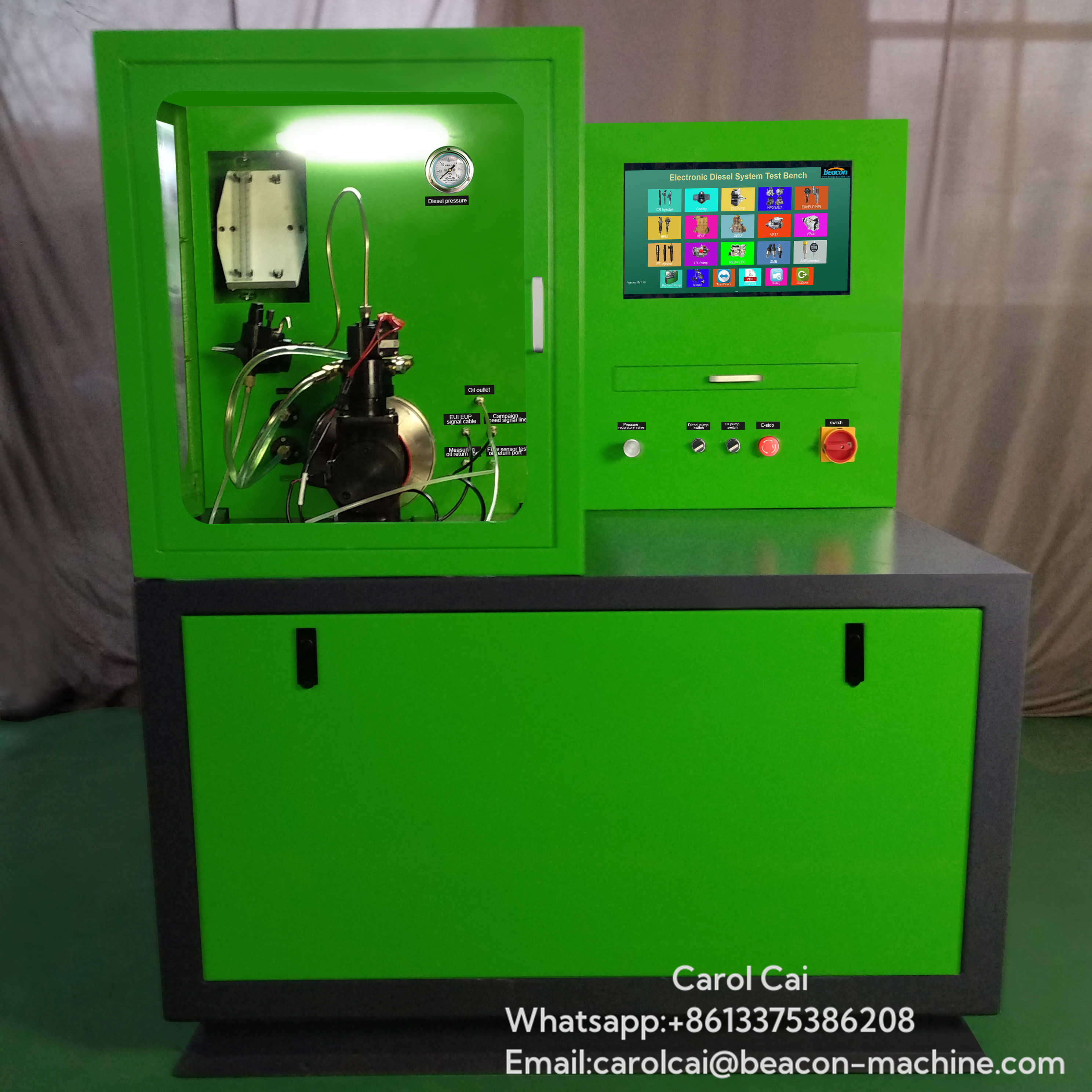 cr injector test bench