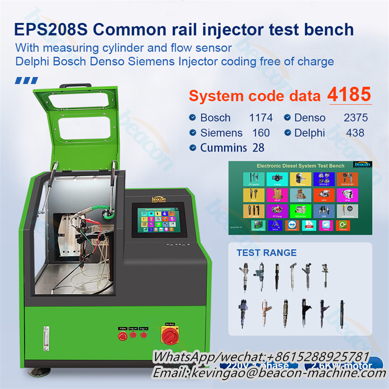 Common rail diesel fuiel injector nozzle test bench tester simulator