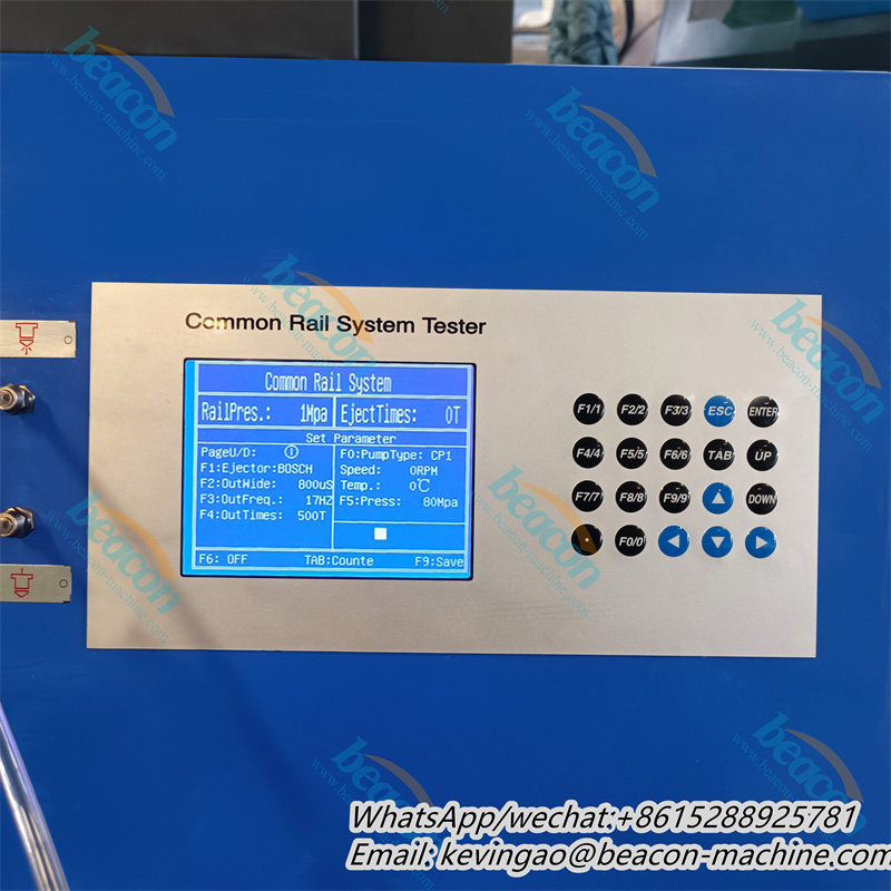 High Pressure MS100 EPS100 DTS100 Diesel Fuel Common Rail Injector Nozzle Test Bench With High Pressure Meter
