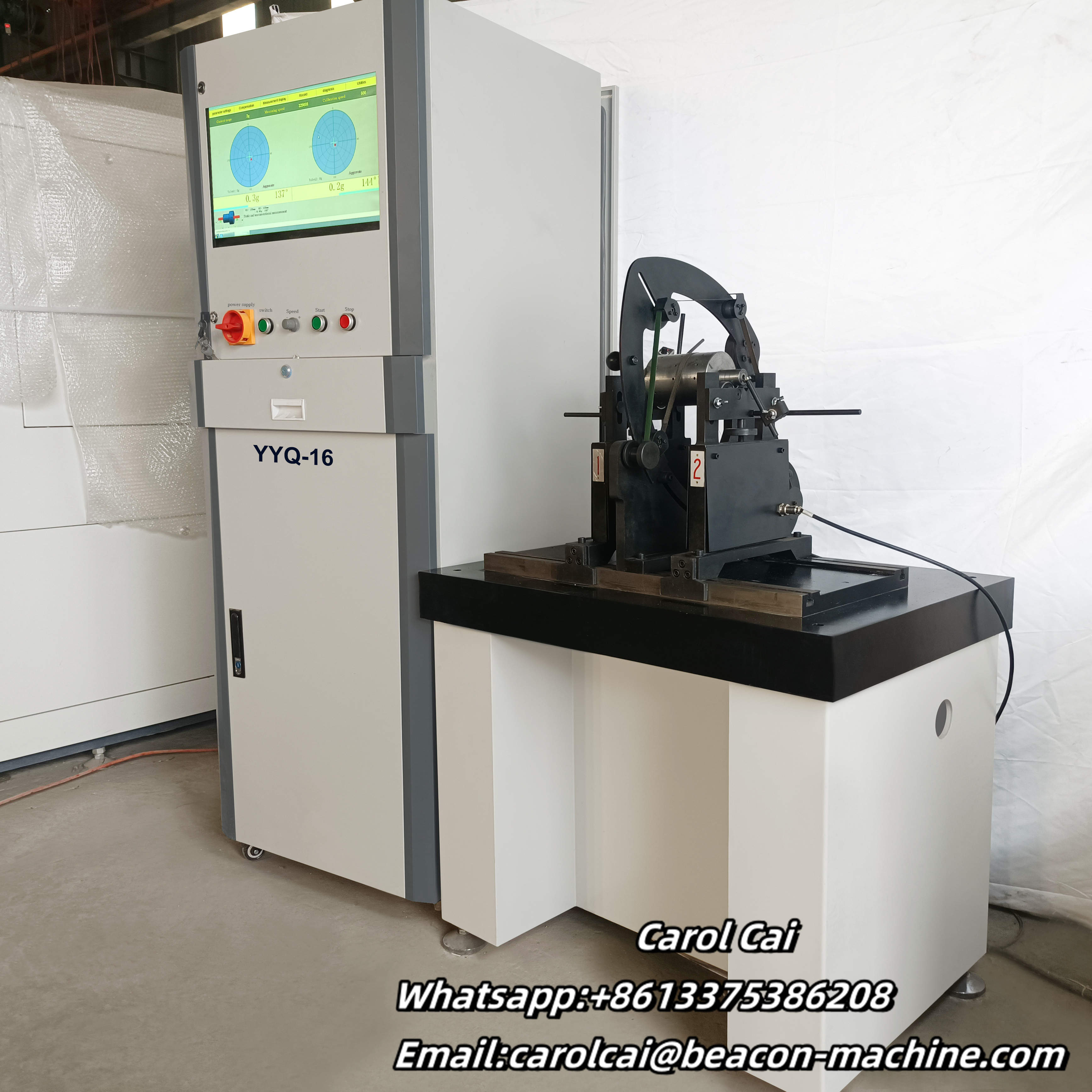 balancing machine for small armature